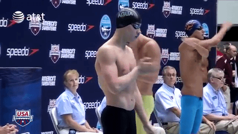 When Canadian swimmer Santo Condorelli showed the world him and his dad's (hilarious) prerace ritual.
