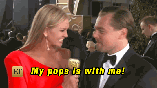 Leonardo DiCaprio at Golden Globe Awards 2016