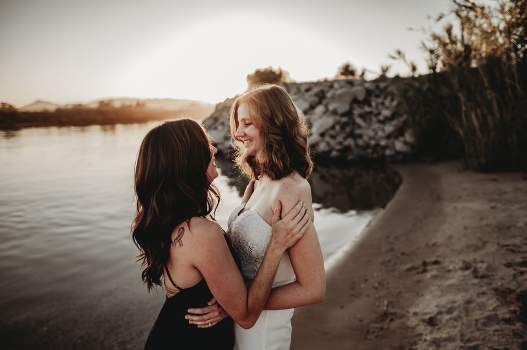 Sexy River Beach Engagement Photo Shoot