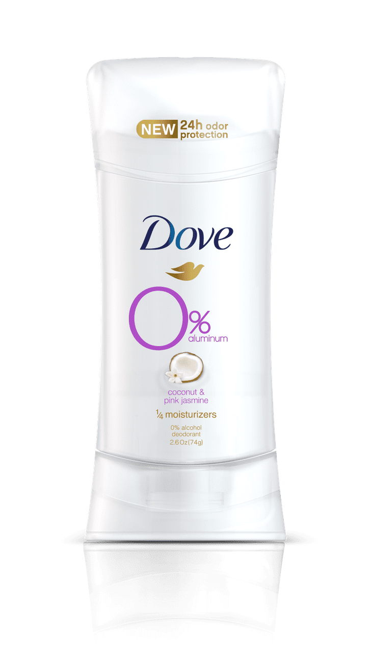 Dove 0% Aluminum Deodorant in Coconut and Pink Jasmine ...