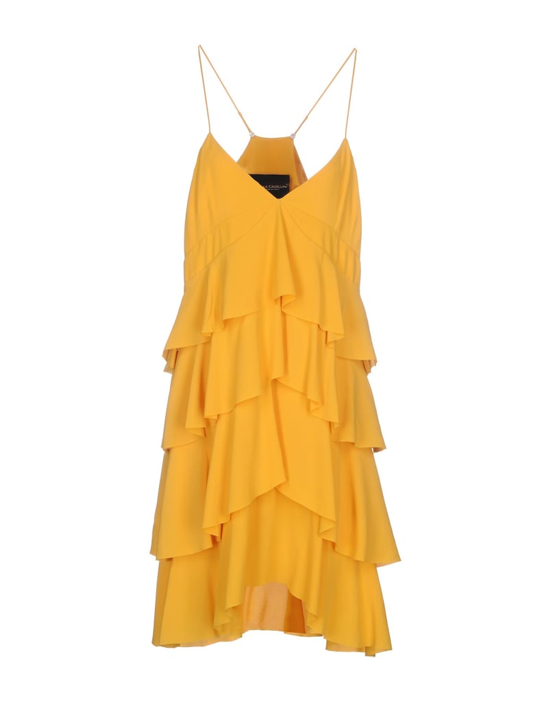 Sienna Miller's Yellow Slip Dress | POPSUGAR Fashion UK