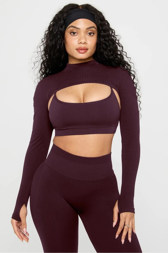 Fabletics Sheer Rib Shrug