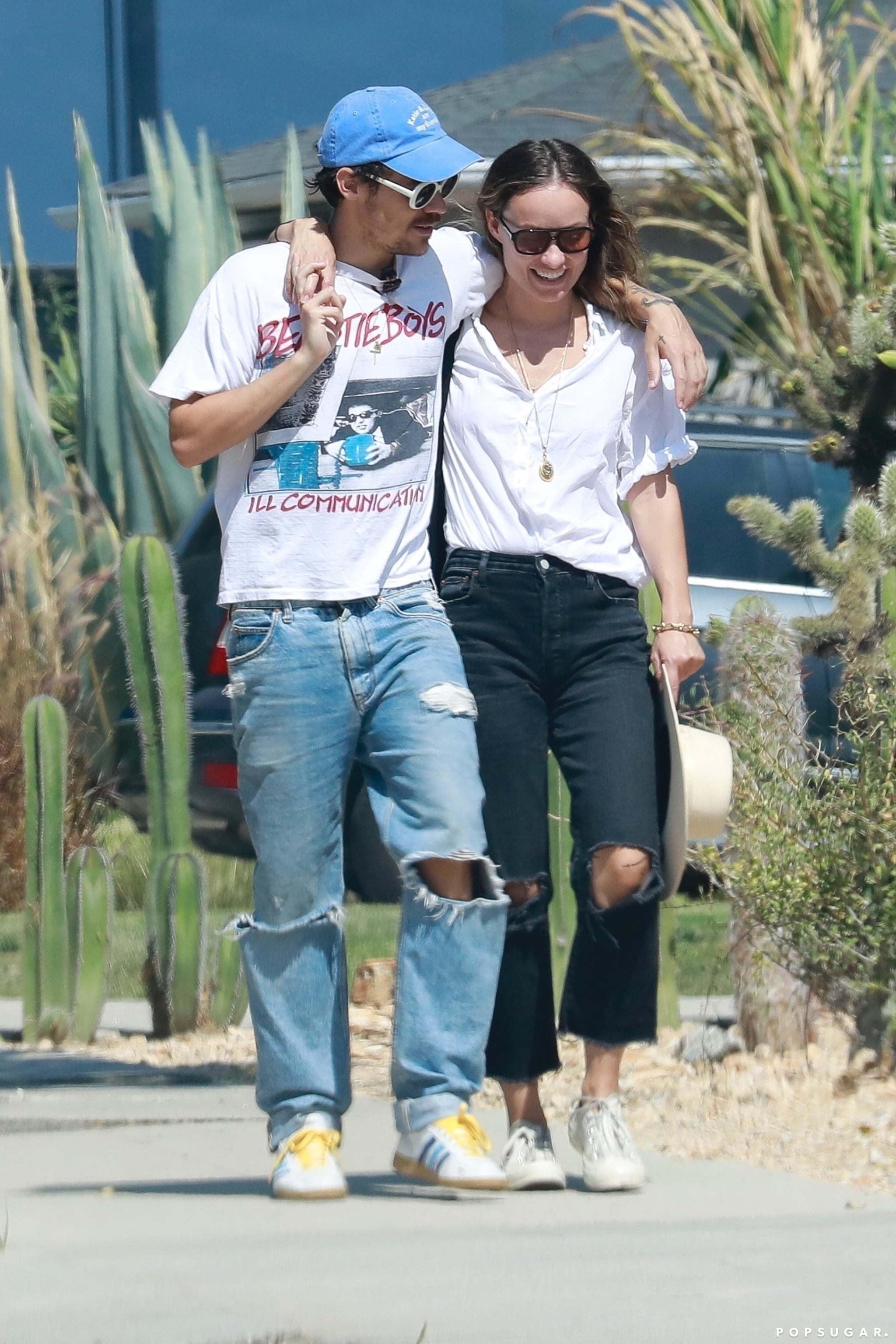 Harry Styles and Olivia Wilde Wearing Matching Outfits in LA