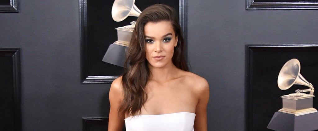 Hailee Steinfeld's Purple Boots at the Grammys 2018