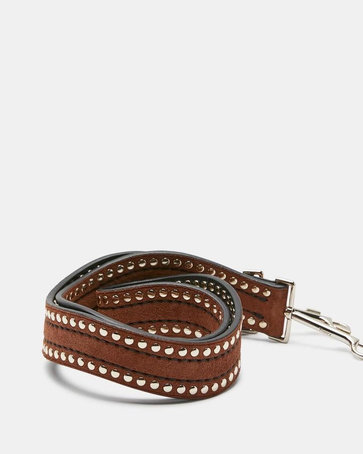 Theory Suede Wavy Rivet Strap