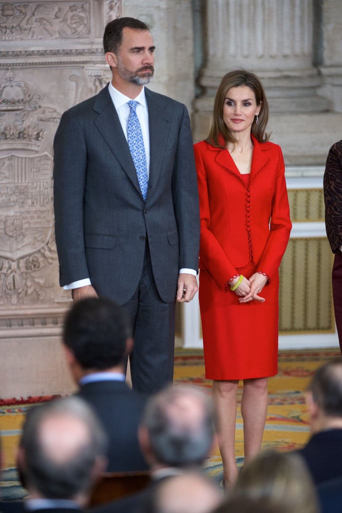 January 15, 2015 | Queen Letizia of Spain Repeating Outfits | POPSUGAR ...