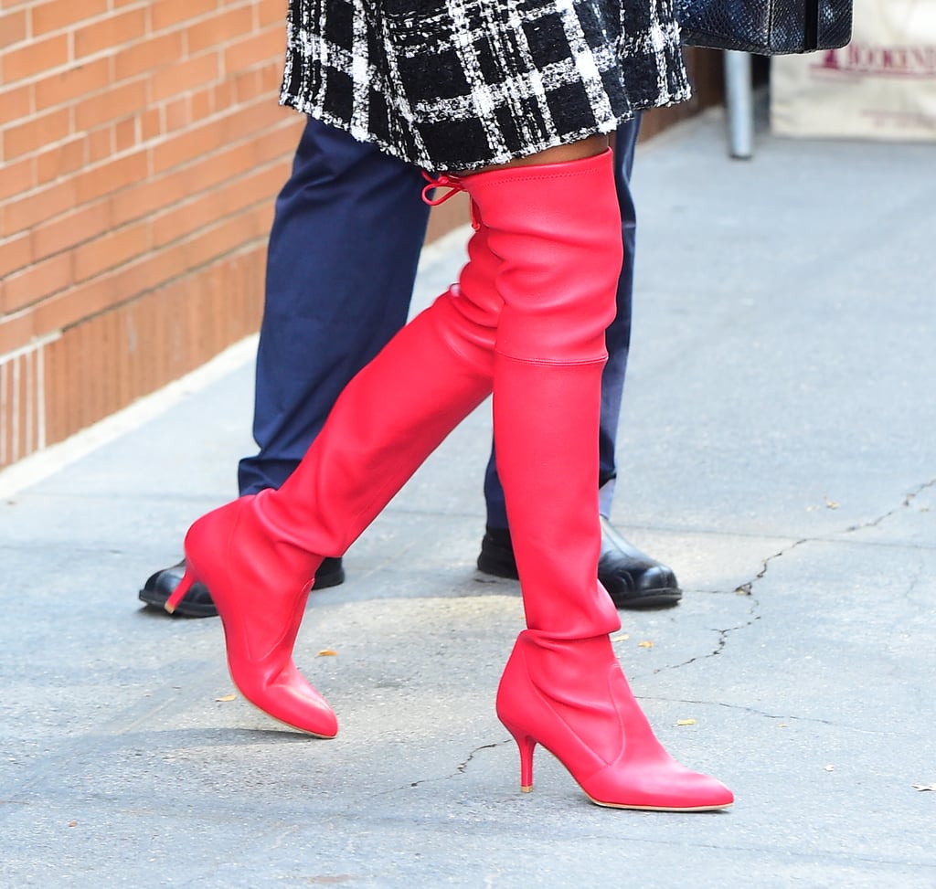 stuart weitzman red boots