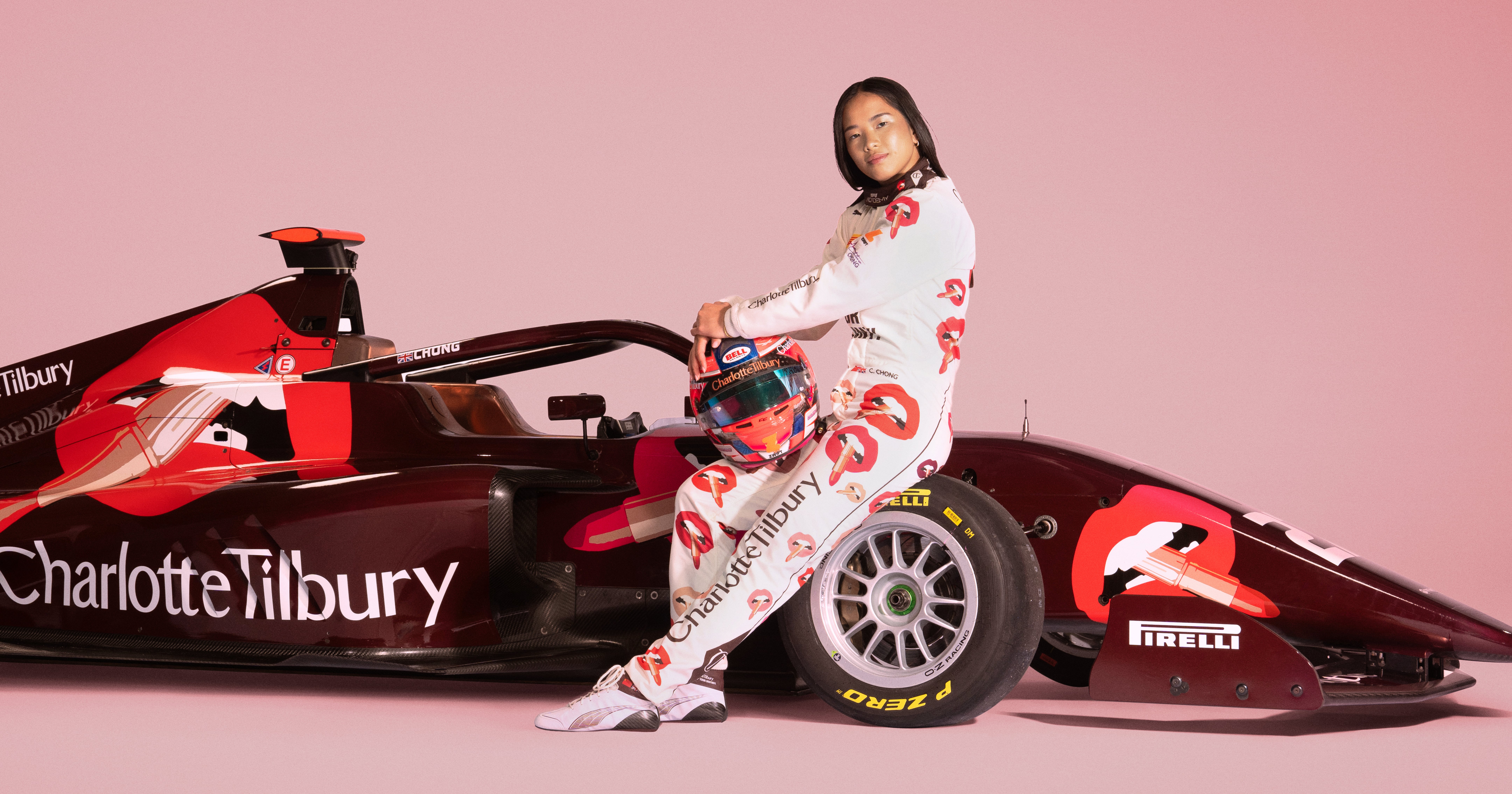 F1 Academy Driver Chloe Chong Says Makeup and Motorsports Are a Perfect Pair