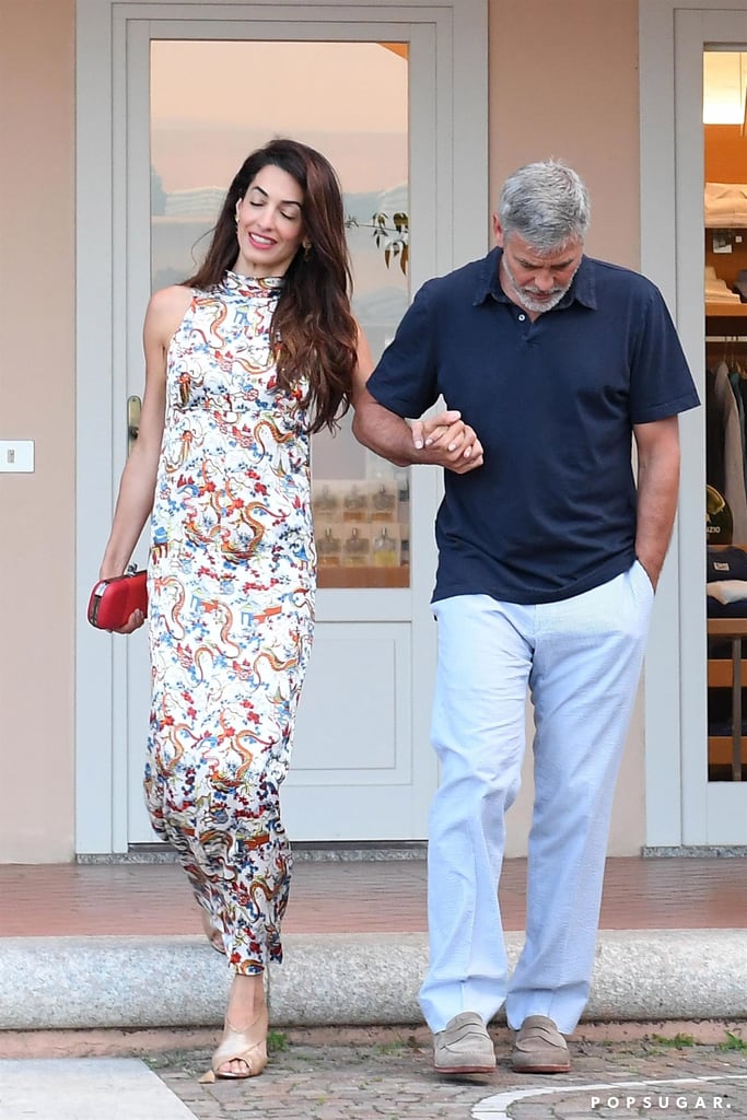 George and Amal Clooney Holding Hands in Italy June 2018