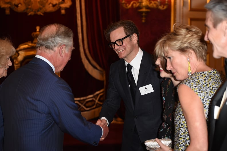 Prince Charles, Colin Firth, and Emma Thompson
