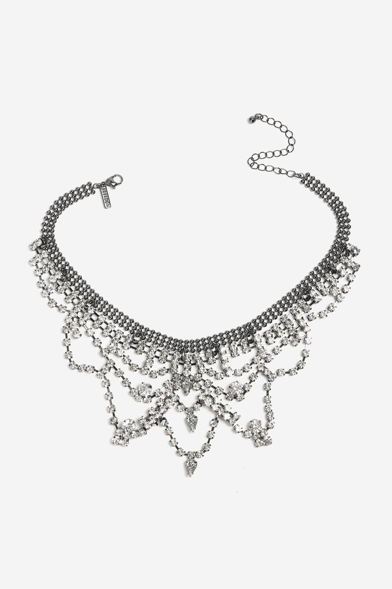 Crystal Rhinestone Collar Necklace