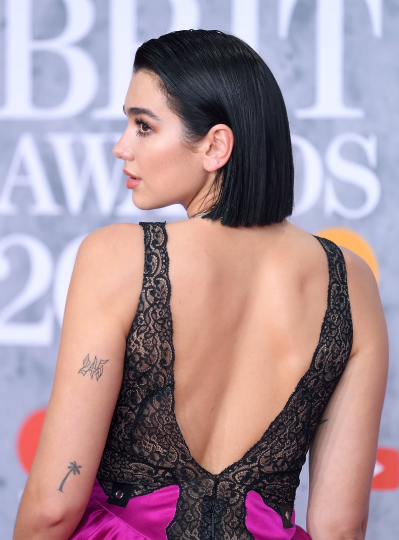 Dua Lipa's Palm Tree Tattoo