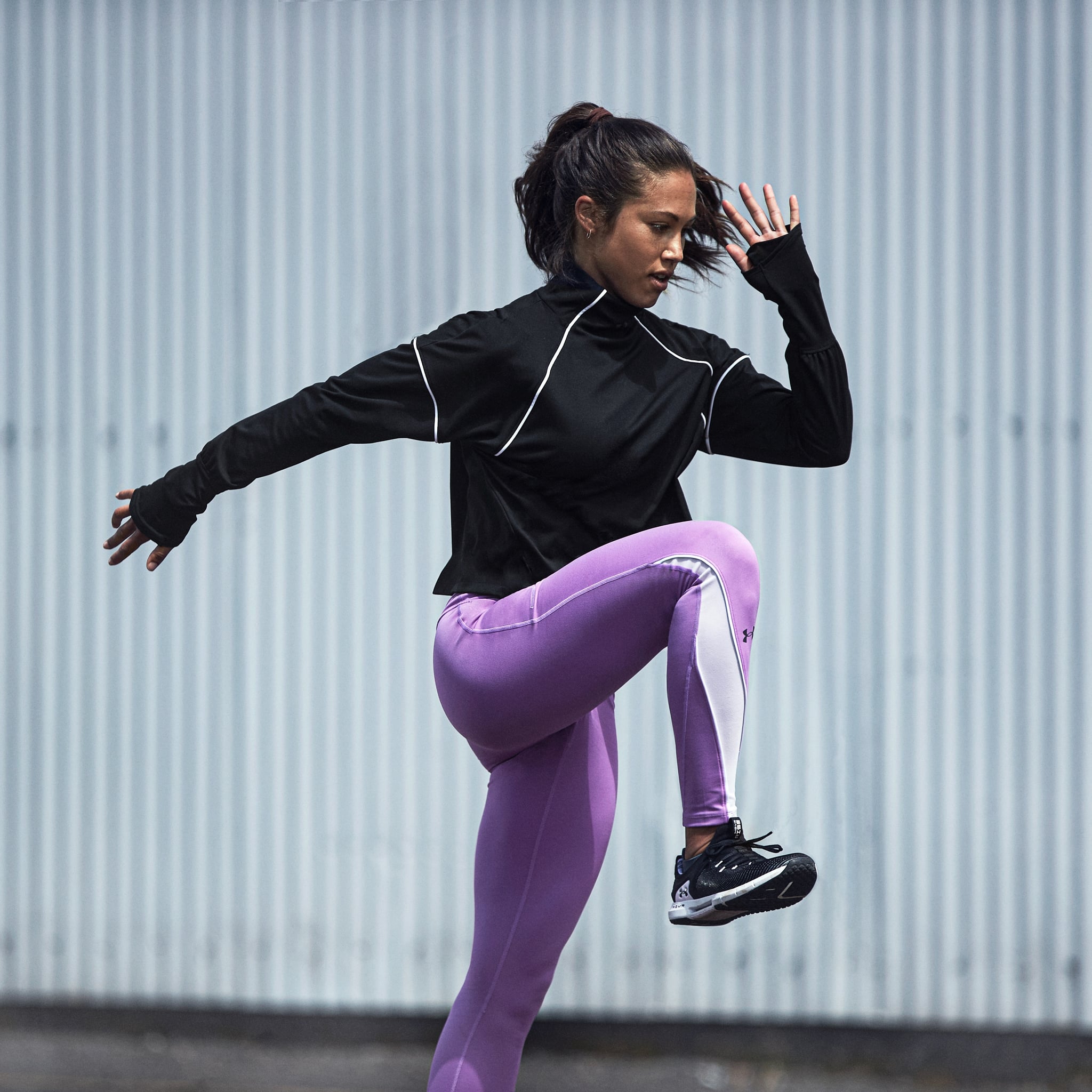 Under Armour Tops With Thumbholes Winter | POPSUGAR Fitness