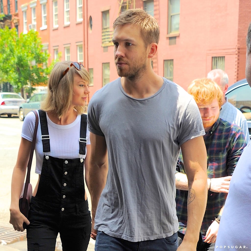 Taylor Swift and Calvin Harris Having Lunch With Ed Sheeran