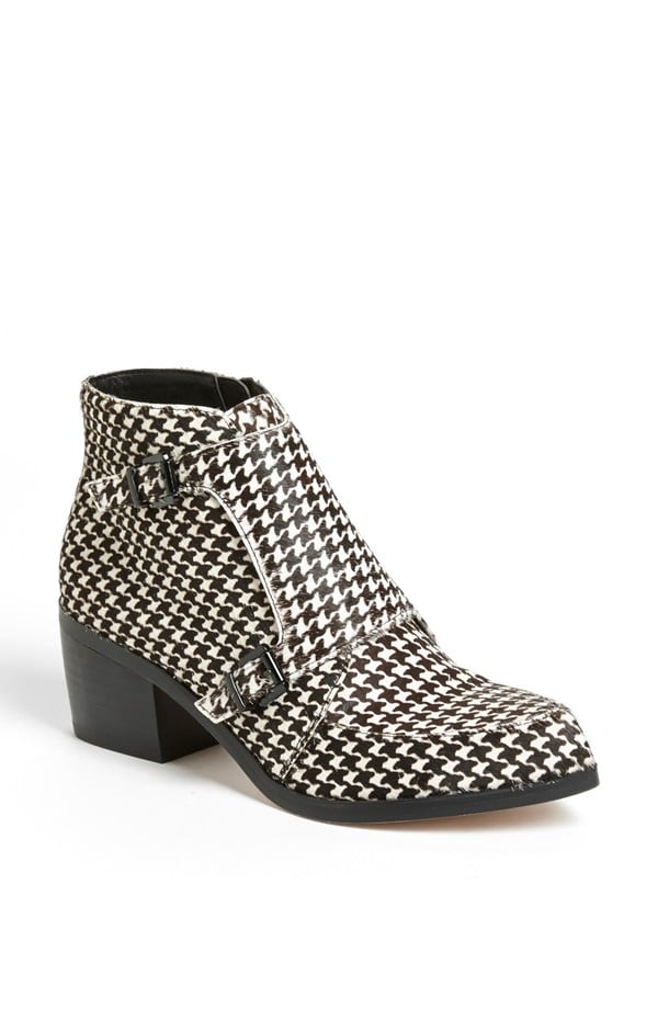 Houndstooth and monk strap? Say no more! These checkered Topshop booties ($170) could single-handedly launch a punk revival movement — I'll be waiting at the front lines.
— Mandi Villa, contributing editor