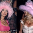 Megan Fox Pairs an Under-Boob Bra Top With a Pamela Anderson-Inspired Hat