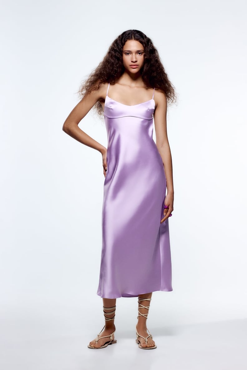 A Dress Under $100: Zara Satin Dress