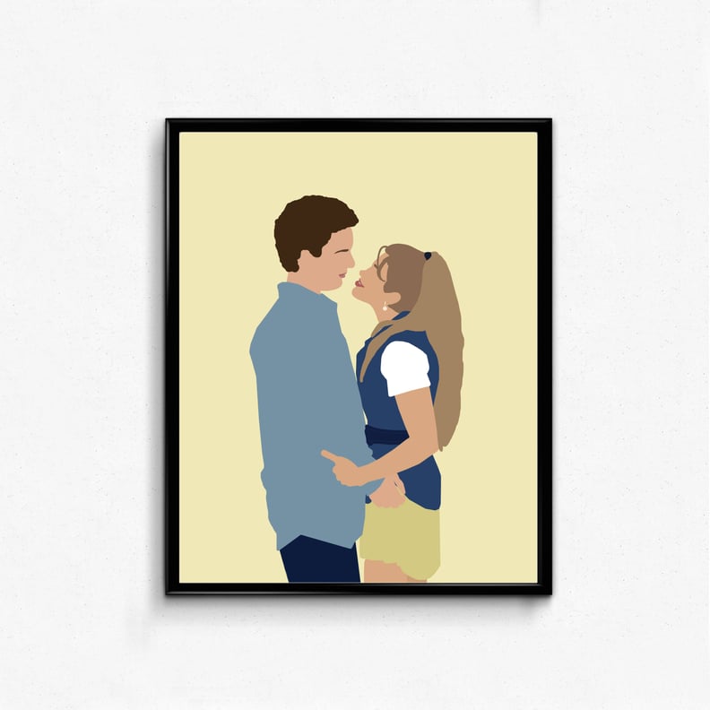 Cory and Topanga Minimalist Poster