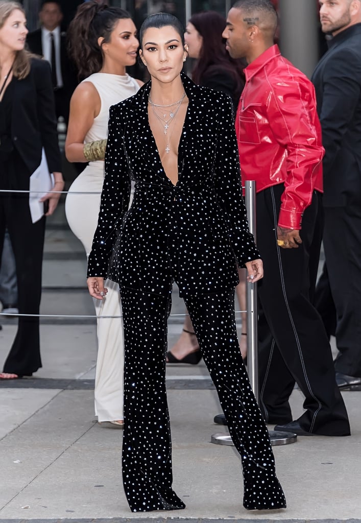 Kourtney Kardashian Christian Siriano Suit CFDA Awards 2018
