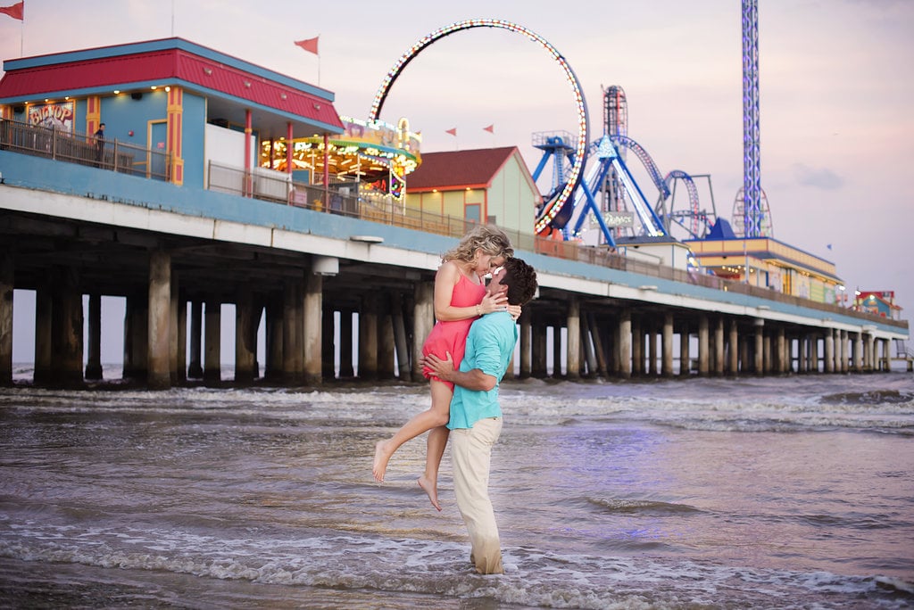 Texas Engagement Photo Shoot by the Beach