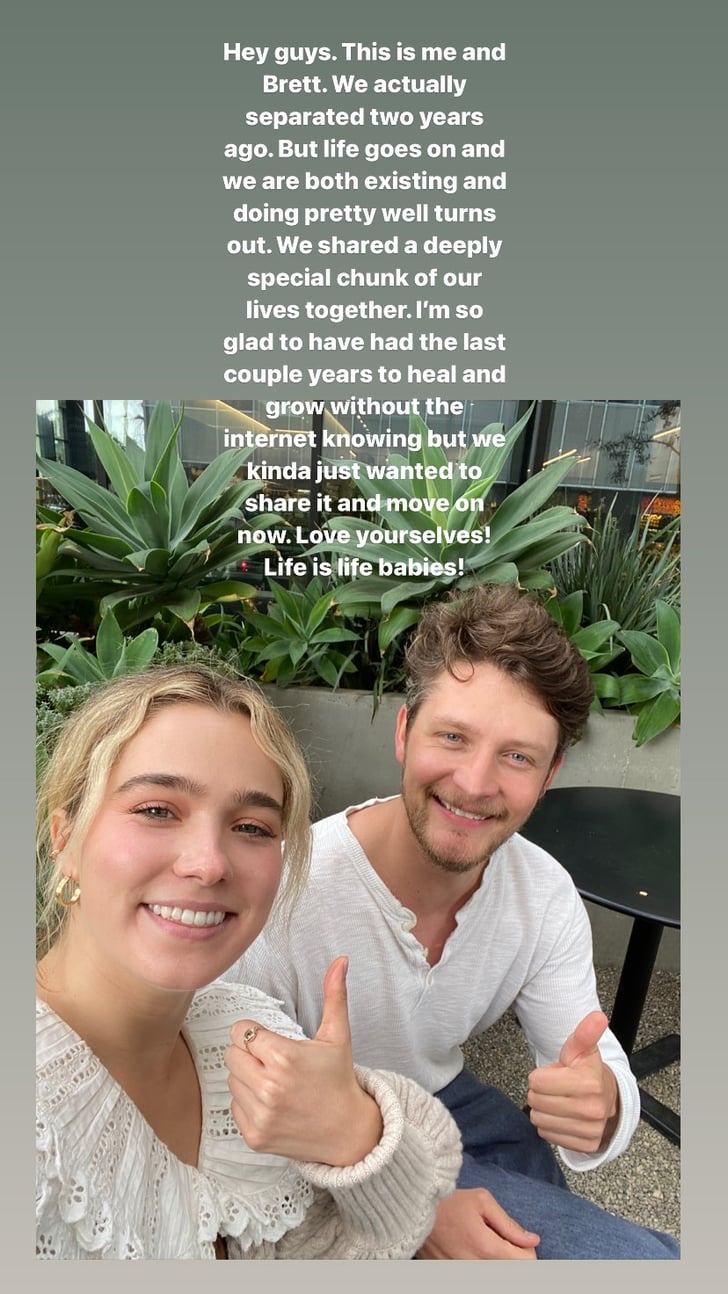Haley Lu Richardson's Breakup Post Haley Lu Richardson and Brett Dier