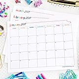 2017 Free Printable Calendars | POPSUGAR Smart Living