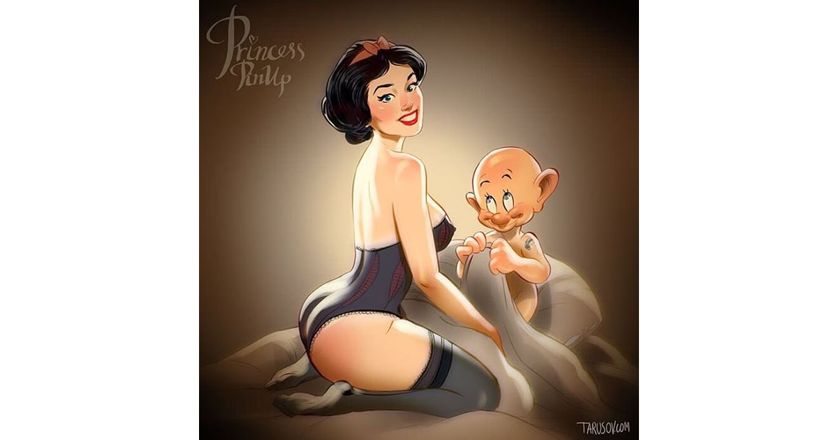 Snow White Sexy Pinup Disney Princess Fan Art Popsugar Love And Sex Photo 6
