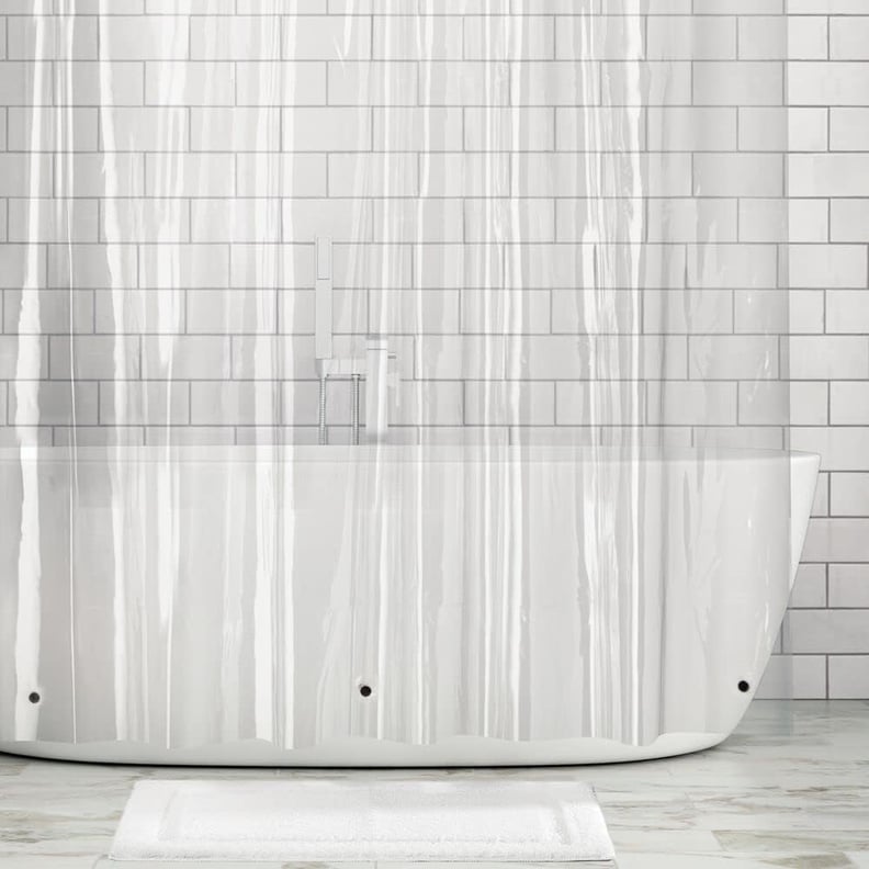 Extra-Long Shower Curtain Liner For Large Showers