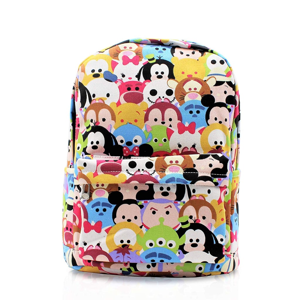 Tsum Tsum Pattern Canvas Backpack