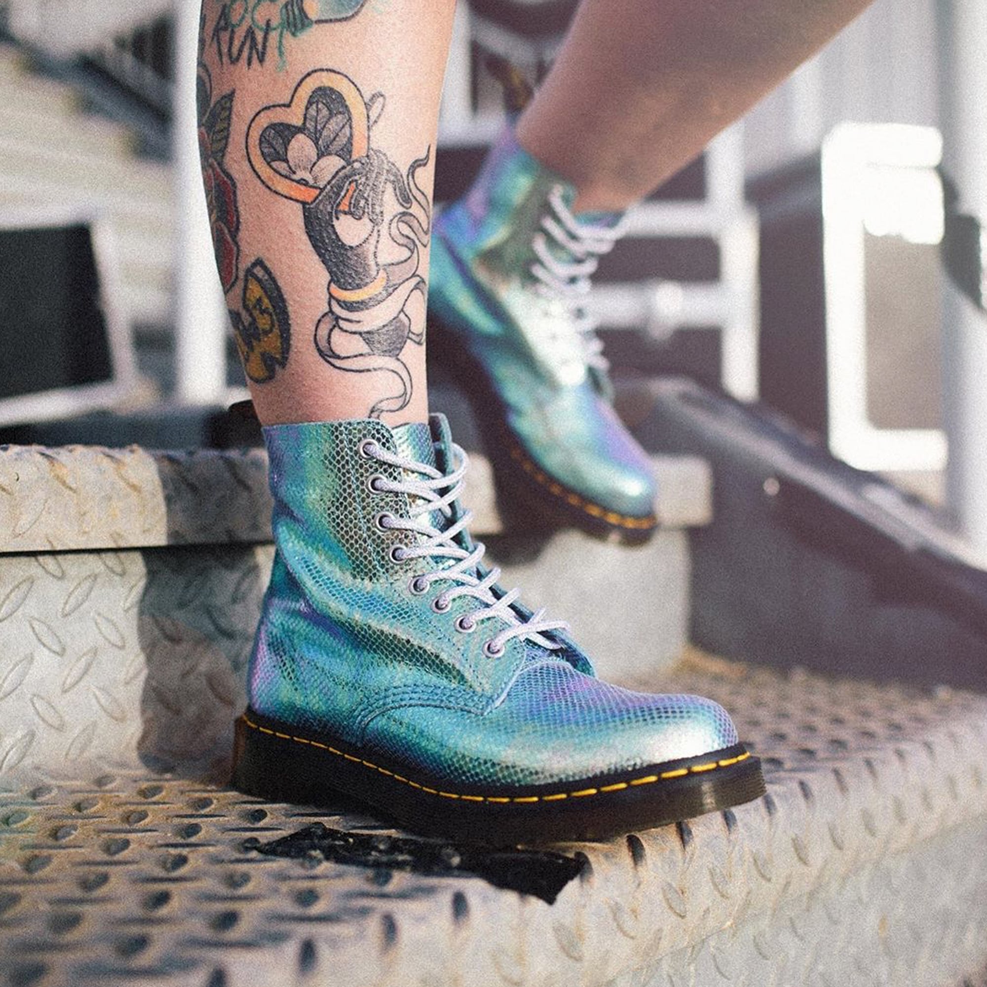 light blue doc martens