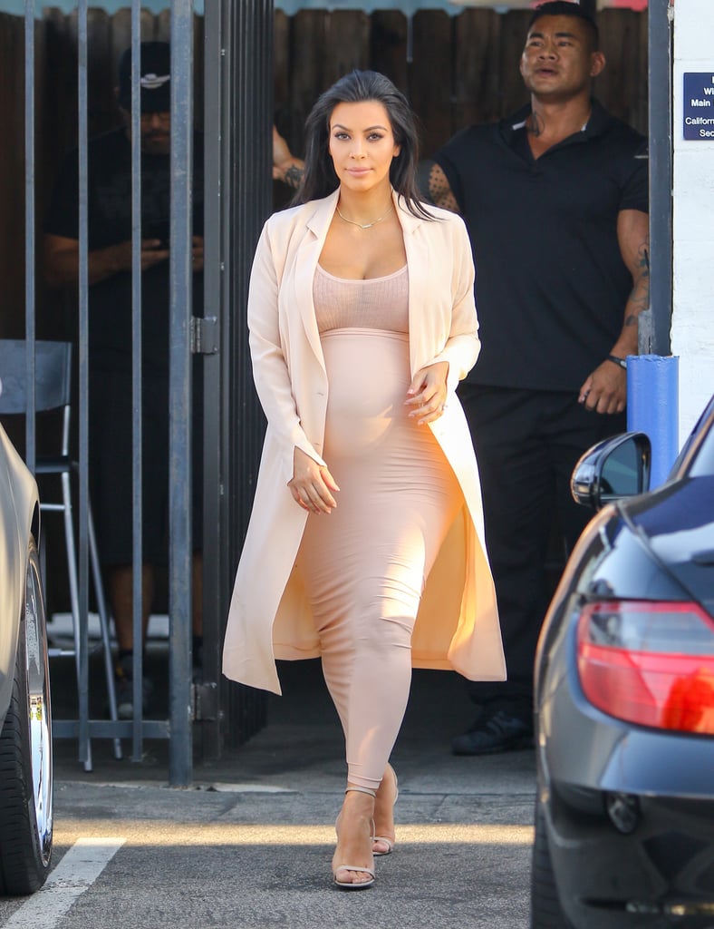 A clean cream look was an elevated choice for the star when she was spotted in LA.