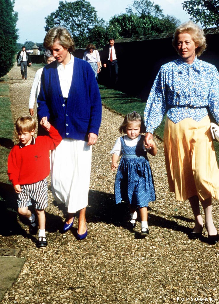 Princess Diana and Prince Harry Holding Hands Pictures