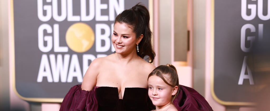 Selena Gomez Takes Her Little Sister to Golden Globes 2023