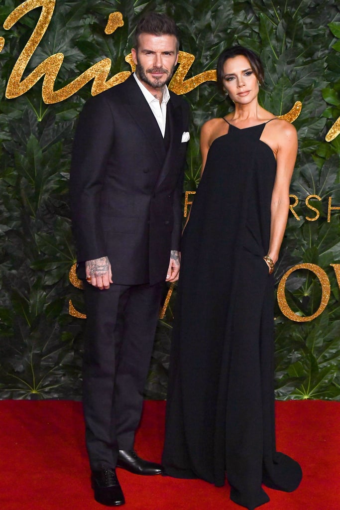 David and Victoria Beckham British Fashion Awards 2018