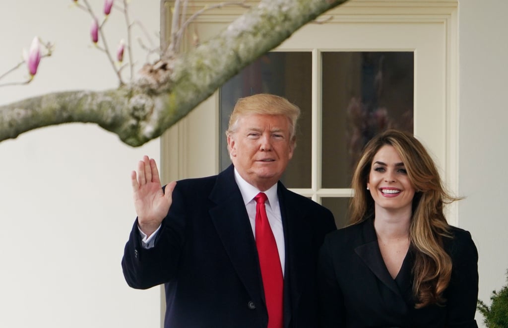 Trump and Hope Hicks Say Goodbye at White House March 2018
