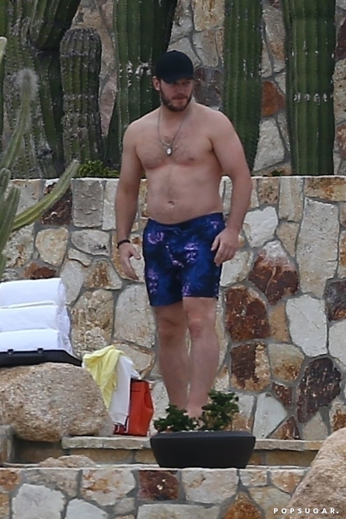 Chris Pratt and Katherine Schwarzenegger in Cabo Jan. 2019