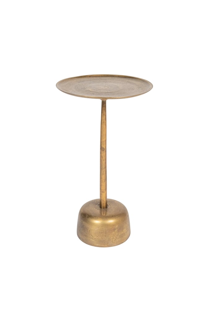 Storied Home Vintage Aluminum Side Table