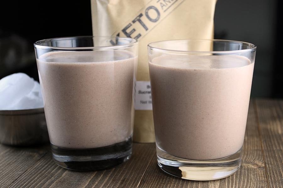 Keto Brownie Batter Milkshake Easy Healthy Recipes POPSUGAR
