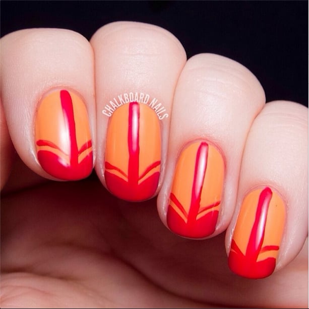 Fiery French Tips