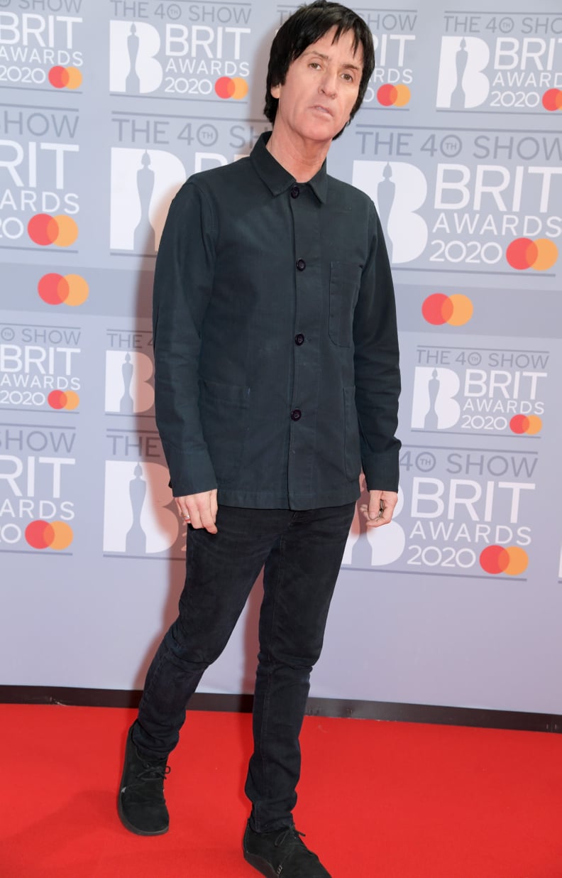 Johnny Marr at the 2020 BRIT Awards in London
