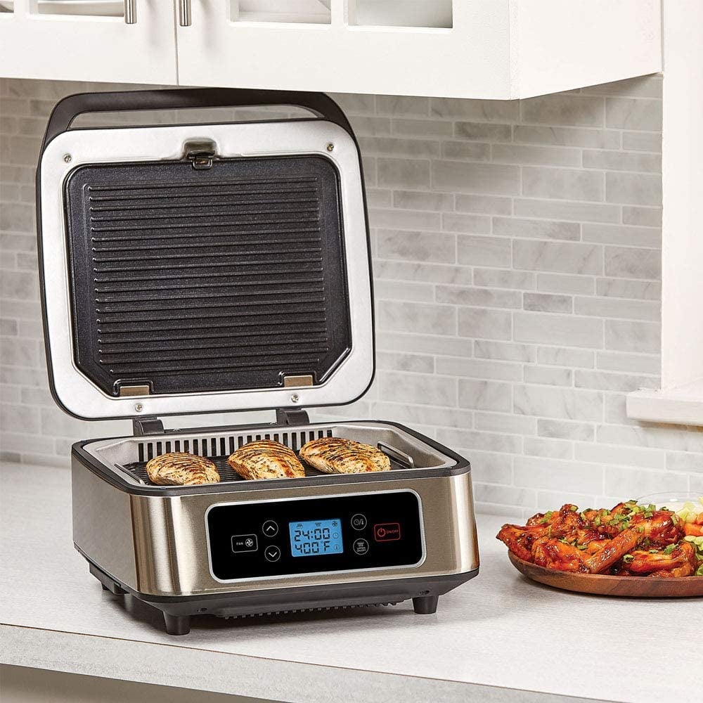 shaq smokeless indoor grill & press