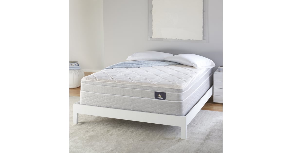 Serta 8" Plush Innerspring Mattress and Box Spring | Best ...