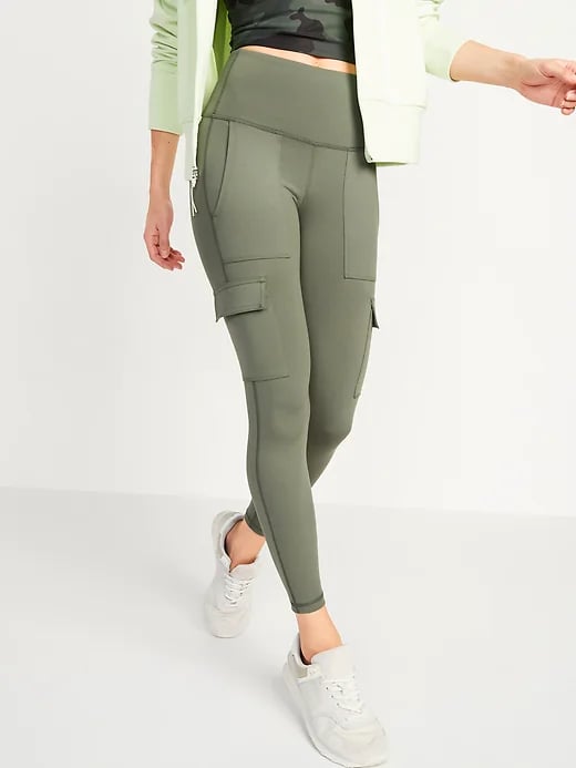 Old Navy High-Waisted Elevate Cargo 7/8-Length Compression Leggings