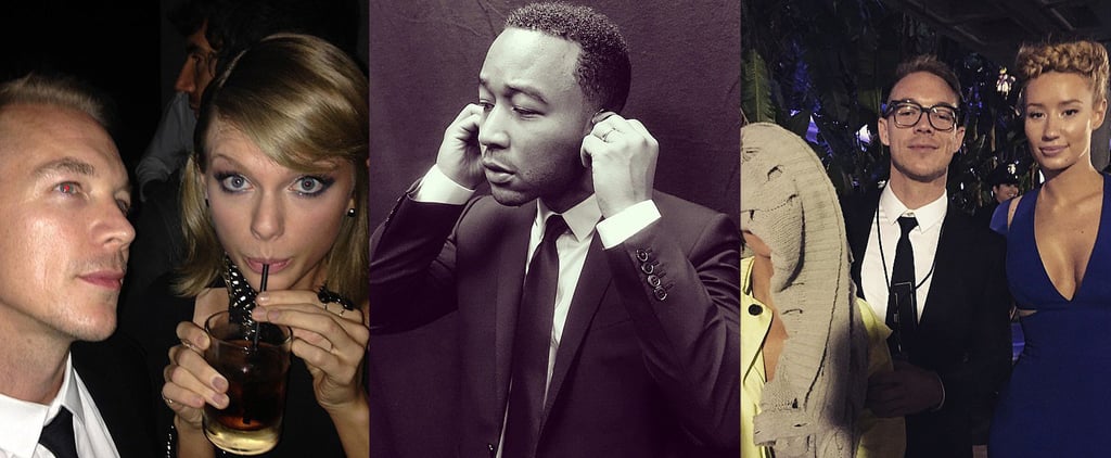 Celebrity Candids at the Grammys 2015