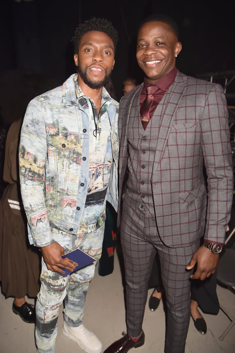 Chadwick Boseman and James Shaw Jr.