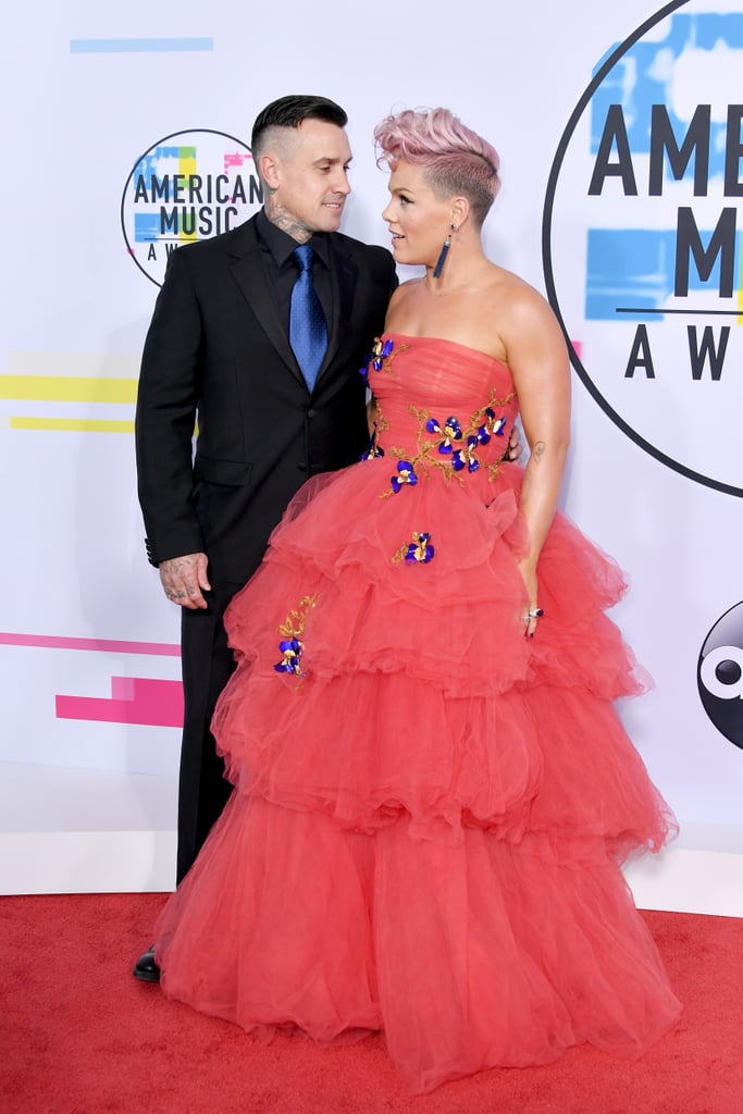 Pink and Carey Hart at the 2017 American Music Awards