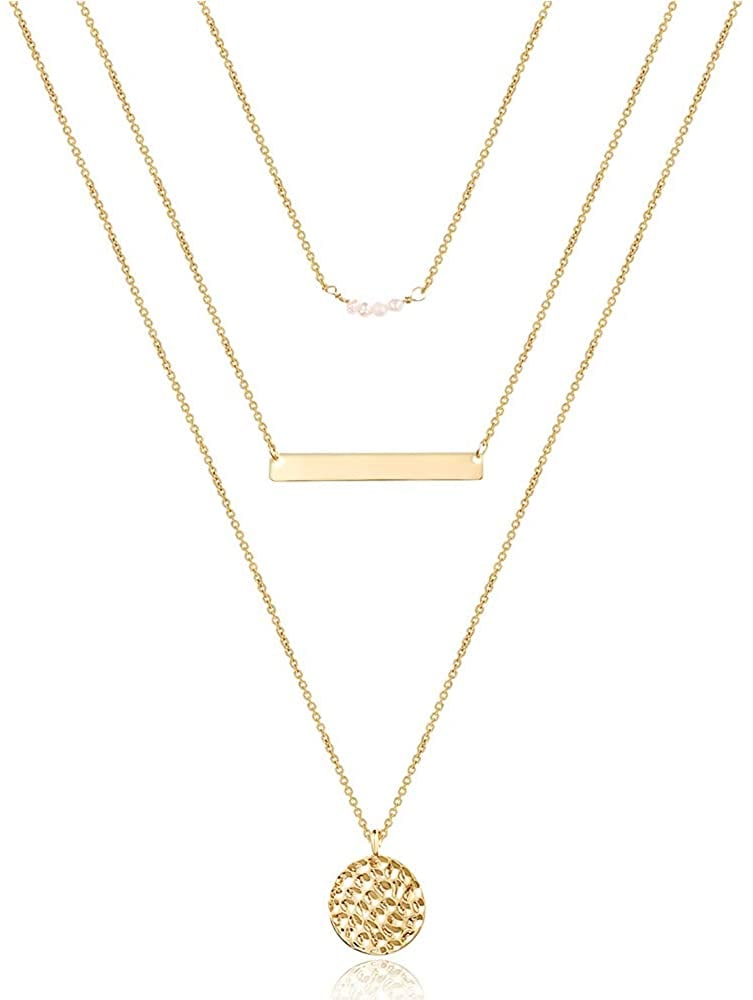 Turandoss Dainty Simple Layering Necklaces