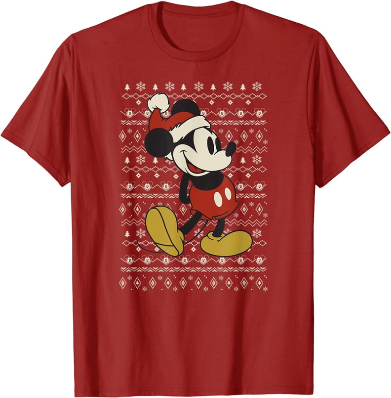 A Vintage T-Shirt: Disney Vintage Mickey Mouse Holiday T-Shirt