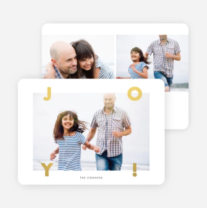 Foil Scattered Wishes Card from Paper Culture ($2-$3 per card)