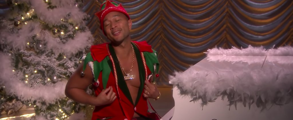 John Legend Sings Sexy Christmas Songs On The Tonight Show Popsugar Celebrity Australia